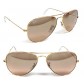 Мужские солнцезащитные очки RAY BAN aviator 3026 (001/3E) Lux