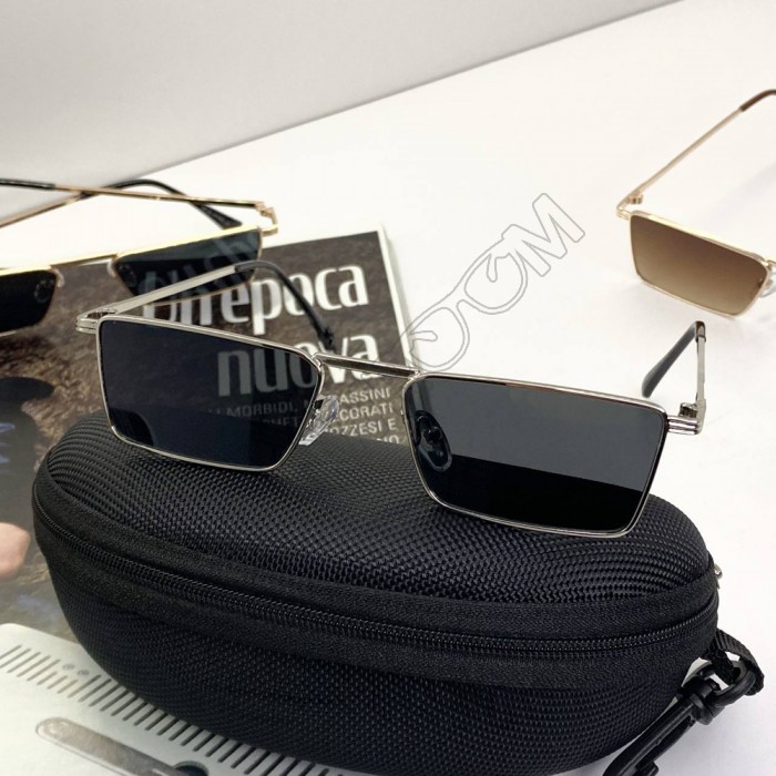 Солнцезащитные фигурные женские очки Elegance (003) silver