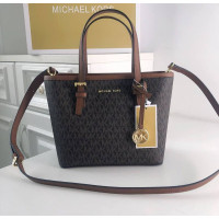 Женская брендовая сумка Mk 006 brown Lux