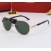 Мужские брендовые солнцезащитные очки (0142) gold