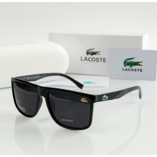 Мужские брендовые очки с поляризацией Lacoste (0166) black
