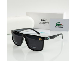 Мужские брендовые очки с поляризацией Lacoste (0166) black