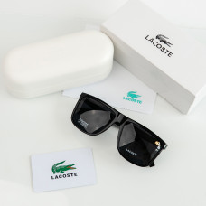 Мужские брендовые очки с поляризацией Lacoste (0166) black