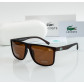 Чоловічі брендові окуляри з поляризацією Lacoste (0166) brown