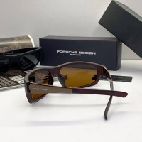 Солнцезащитные мужские очки Porsche (0375) коричневые