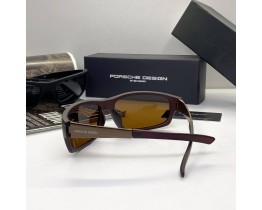 Солнцезащитные мужские очки Porsche (0375) коричневые