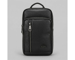 Мужская брендовая бананка, барсетка на грудь (слинг) Lacoste (0441)