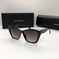 Солнцезащитные женские очки Balenciaga (06110) черные