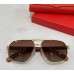 Брендовые солнцезащитные очки (0652) gold Lux