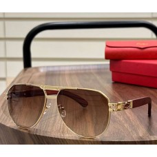 Мужские брендовые солнцезащитные очки (0653) gold Lux