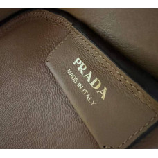 Кожаная брендовая сумочка Pr 0822 brown Lux