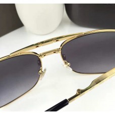 Женские модные солнцезащитные очки (0866) gold LUX