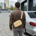 Брендова чоловіча барсетка, сумка на плече Lacoste (1097) brown