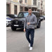 Брендовая мужская барсетка, сумка на плечо Lacoste (1097) grey