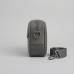 Брендовая мужская барсетка, сумка на плечо Lacoste (1097) grey