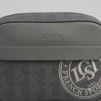 Брендова чоловіча барсетка, сумка на плече Lacoste (1097) grey