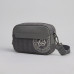 Брендовая мужская барсетка, сумка на плечо Lacoste (1097) grey