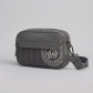 Брендовая мужская барсетка, сумка на плечо Lacoste (1097) grey