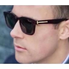 Мужские брендовые солнцезащитные очки (1287) black Lux