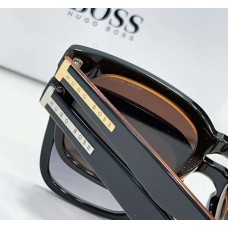 Чоловічі брендові сонцезахисні окуляри (1287) black Lux
