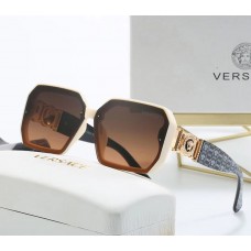 Брендвые солнцезащитные женске очки VE (1305) бежевые