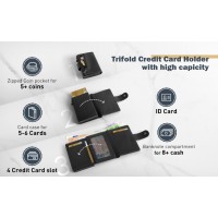 Картхолдер, визитница, портмоне на 9 карточек с RFID защитой (1311)