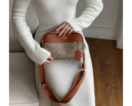Женская брендовая сумка crossbody Coach (1376-3)