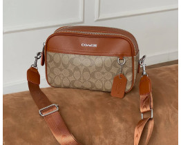 Мужская брендовая сумка crossbody Coach (1376-3)