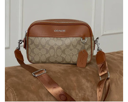 Мужская брендовая сумка crossbody Coach (1376-3)