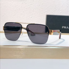 Брендовые мужские солнцезащитные очки PR166VS gold Lux