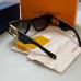 Брендвые солнцезащитные женске очки 1661 black Lux