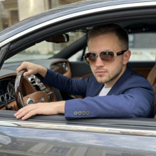Мужские солнцезащитные очки авиаторы PR167 brown Lux