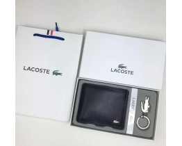 Мужское кожаное портмоне Lacoste (1713) подарочная упаковка