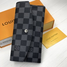 Женский вместительный кошелек Louis Vuitton (20005-2) grey