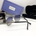 Мужские брендовые солнцезащитные очки (20087) серебристые