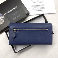 Жіночий брендовий гаманець Pr (202) blue