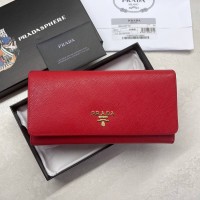 Жіночий брендовий гаманець Pr (202) red
