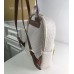 Женский кожаный брендовый рюкзак Michael Kors 2021-1 white Lux