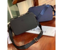 Мужская брендовая сумка через плечо Lacoste (2028) blue