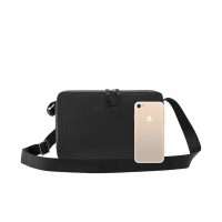 Мужская брендовая сумка через плечо Lacoste (2028) black