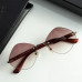 Женские безоправные солнцезащитные очки Chrome Hearts (20870) brown