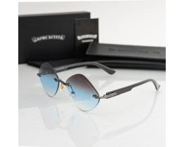 Женские безоправные солнцезащитные очки Chrome Hearts (20870) blue
