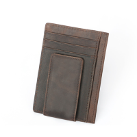 Зажим для купюр на магните Wild Leather (2124) коричневий