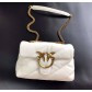  Жіноча брендова сумка Pinko Puff (231106) white