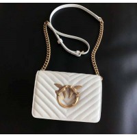 Женская брендовая сумка Pinko click mini (231112) white