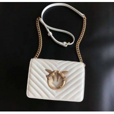 Женская брендовая сумка Pinko click mini (231112) white