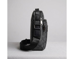 Чоловіча барсетка, сумка на плече Coach (2515) grey