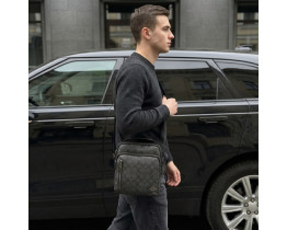 Брендовая барсетка, сумка на плечо Coach (2515) grey