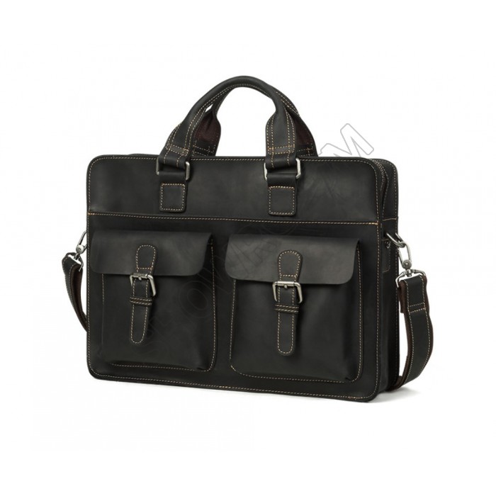 Кожаная мужская сумка портфель Wild Leather (262) 