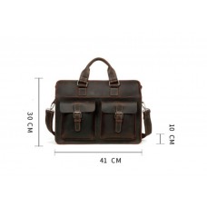 Шкіряна чоловіча сумка портфель Wild Leather (262) 
